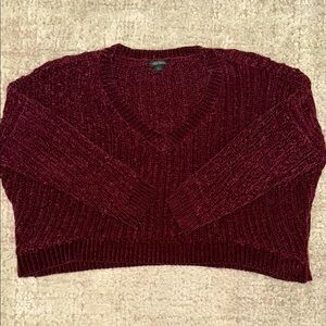 Women's Burgundy Sweater